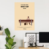 Forrest Gump Minimalistisch Movie Poster (Heimbüro)
