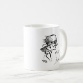 Forrest J Ackerman Schirmeister Skizze Kaffeetasse (VorderseiteRechts)