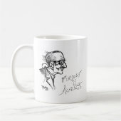 Forrest J Ackerman Schirmeister Skizze Kaffeetasse (Links)