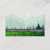 Forrest | Leaf | Wild Life | Natürlich Visitenkarte (Vorderseite)