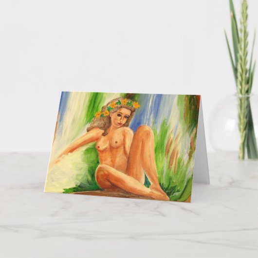 Forrest Nymphe Karte (Vorderseite)