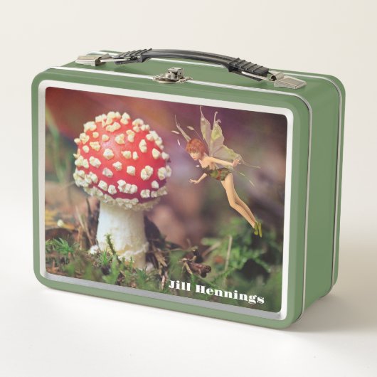 Forrest Pixie Metall Brotdose (Vorderseite)