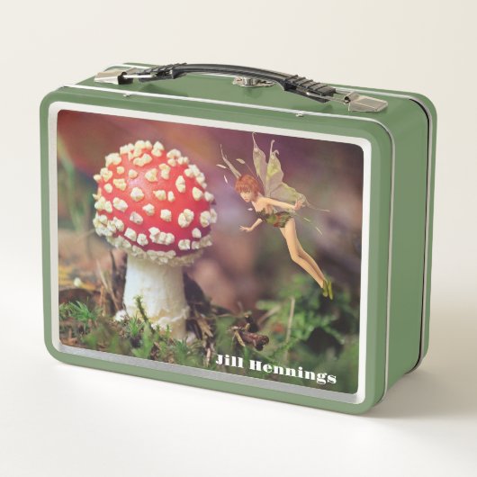 Forrest Pixie Metall Brotdose (Rückseite)