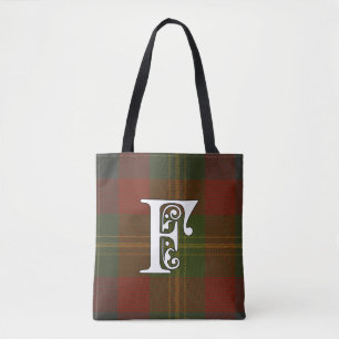 Forrester Clantartan-Monogramm Tasche