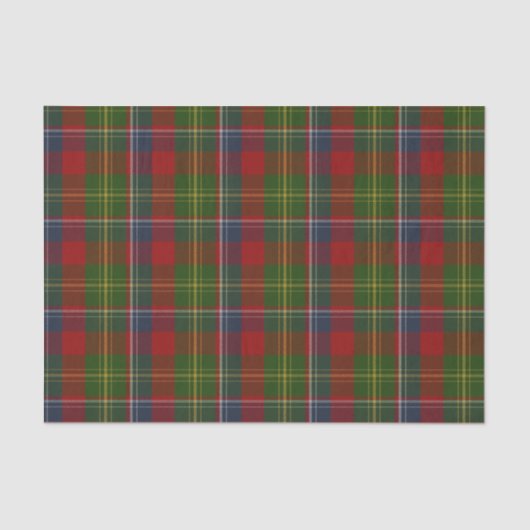 Forrester Tartan-kariertes Seidenpapier (Vorderseite)