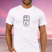 Forró forro dança Dance Logo Schwarz-weiß T-Shirt