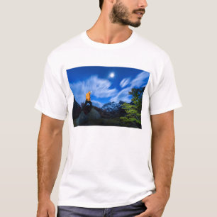 Forscher auf Bereich Cerros Torre T-Shirt