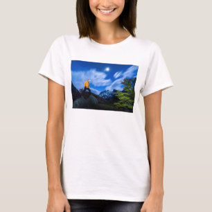 Forscher auf Bereich Cerros Torre T-Shirt