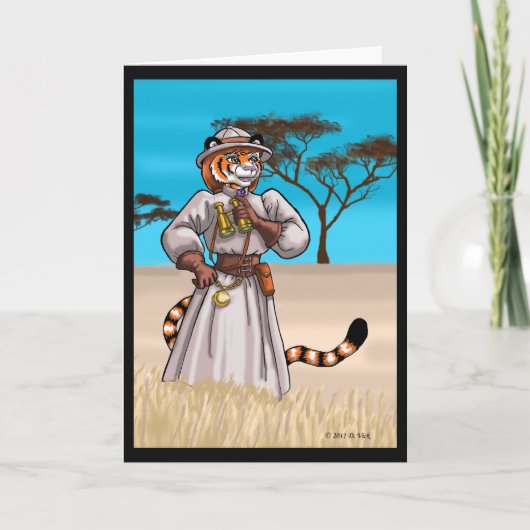 Forscher-Gruß-Karte Karte (Vorderseite)