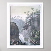 Forscher mit Humboldt-Expedition im Basalt Poster (Vorne)