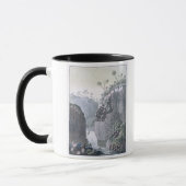 Forscher mit Humboldts Expedition im Basalt Tasse (Links)