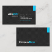 Forscher - Modernes Twill Grid Visitenkarte (Vorne/Hinten)