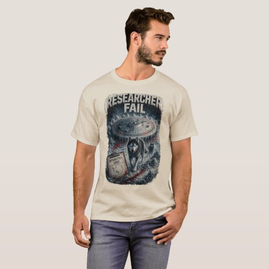 Forscher Versagen Männer T-Shirt (Vorne ganz)