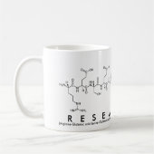 Forscherpeptid-Wort-Tasse Kaffeetasse (Links)