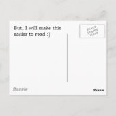 Forschung bei Cmabrigde Uinervtisy Psot Crad Postkarte (Rückseite)