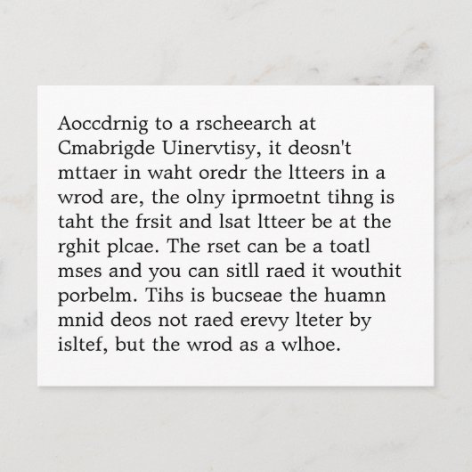 Forschung bei Cmabrigde Uinervtisy Psot Crad Postkarte (Vorderseite)