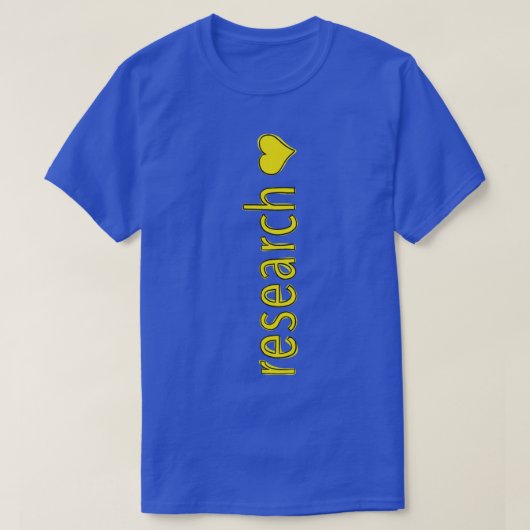 Forschung Gelb 1 T-Shirt (Design vorne)