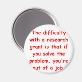 Forschung Magnet (Vorderseite/Rückseite)