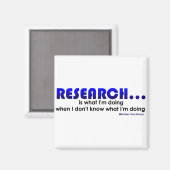 Forschung Magnet (Vorderseite/Rückseite)