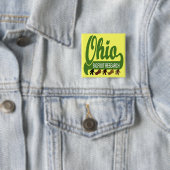 Forschung Ohios Bigfoot Button (Beispiel)