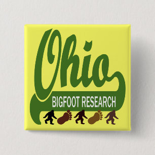 Forschung Ohios Bigfoot Button