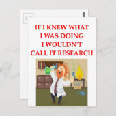 Forschung Postkarte (Vorne/Hinten)