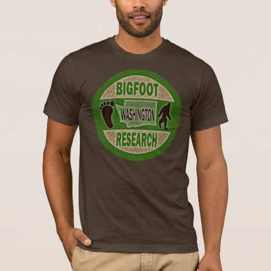 Forschung Washingtons Bigfoot T-Shirt (Vorderseite)