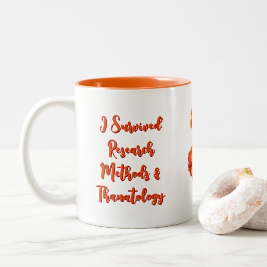 Forschung Zweifarbige Tasse (Mit Donut)