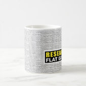 FORSCHUNGS-FLACHE ERDmulti SPRACHENklassiker-Tasse Kaffeetasse (Mittel)