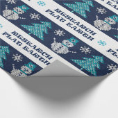 FORSCHUNGS-FLACHES GESCHENKPAPIER (Ecke)