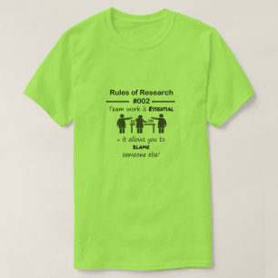 Forschungs-Regeln 002 T-Shirt