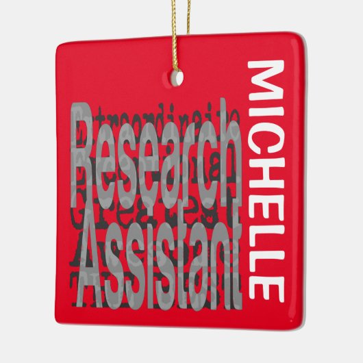 Forschungsassistent Extraordinaire CUSTOM Keramikornament (Links)