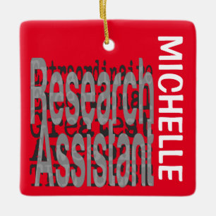 Forschungsassistent Extraordinaire CUSTOM Keramikornament