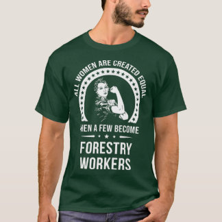 Forstarbeiter für Frauen Forstarbeiter T-Shirt
