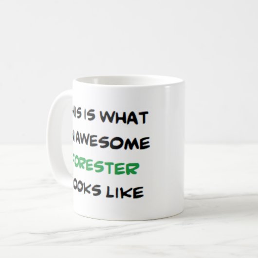 Forstarbeiter, phantastisch kaffeetasse (Vorderseite Links)