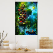 Forstbad #17 (Portrait) Poster (Küche)