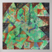 Forstbau durch Paul Klee Poster (Vorne)