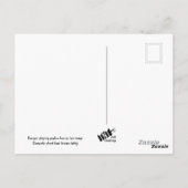 Förster die Katze Postkarte (Rückseite)