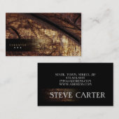 Förster-hölzerne Baum- des Visitenkarte (Vorne/Hinten)