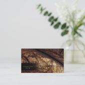 Förster-hölzerne Baum- des Visitenkarte (Stehend Vorderseite)