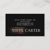 Förster-hölzerne Baum- des Visitenkarte (Rückseite)