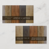 Förster-hölzerner Wald verschalt Visitenkarte (Vorne/Hinten)