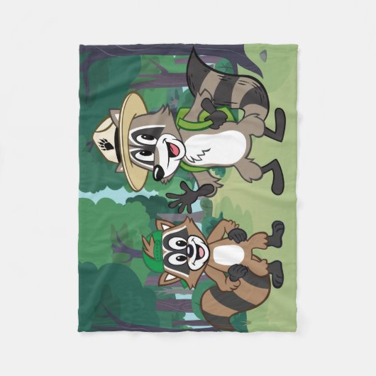 Förster Rick u. Ricky FörsterRick | Fleecedecke (Vorderseite)