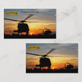 Förster-Veteranentierärzte der Armee im Flugzeug Visitenkarte (Vorne/Hinten)