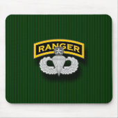 Förster-Vorsprung und Hauptparachutist-Abzeichen Mousepad (Vorne)