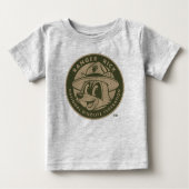 FörsterRick FörsterRick | kakifarbiges Logo Baby T-shirt (Vorderseite)