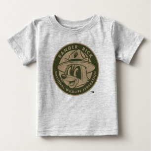 FörsterRick FörsterRick kakifarbiges Logo Baby T-shirt
