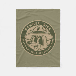 FörsterRick FörsterRick kakifarbiges Logo Fleecedecke