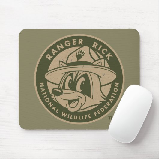 FörsterRick FörsterRick | kakifarbiges Logo Mousepad (Mit Mouse)