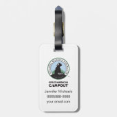 FörsterRick | großer amerikanischer Campout Gepäckanhänger (Rückseite vertikal)